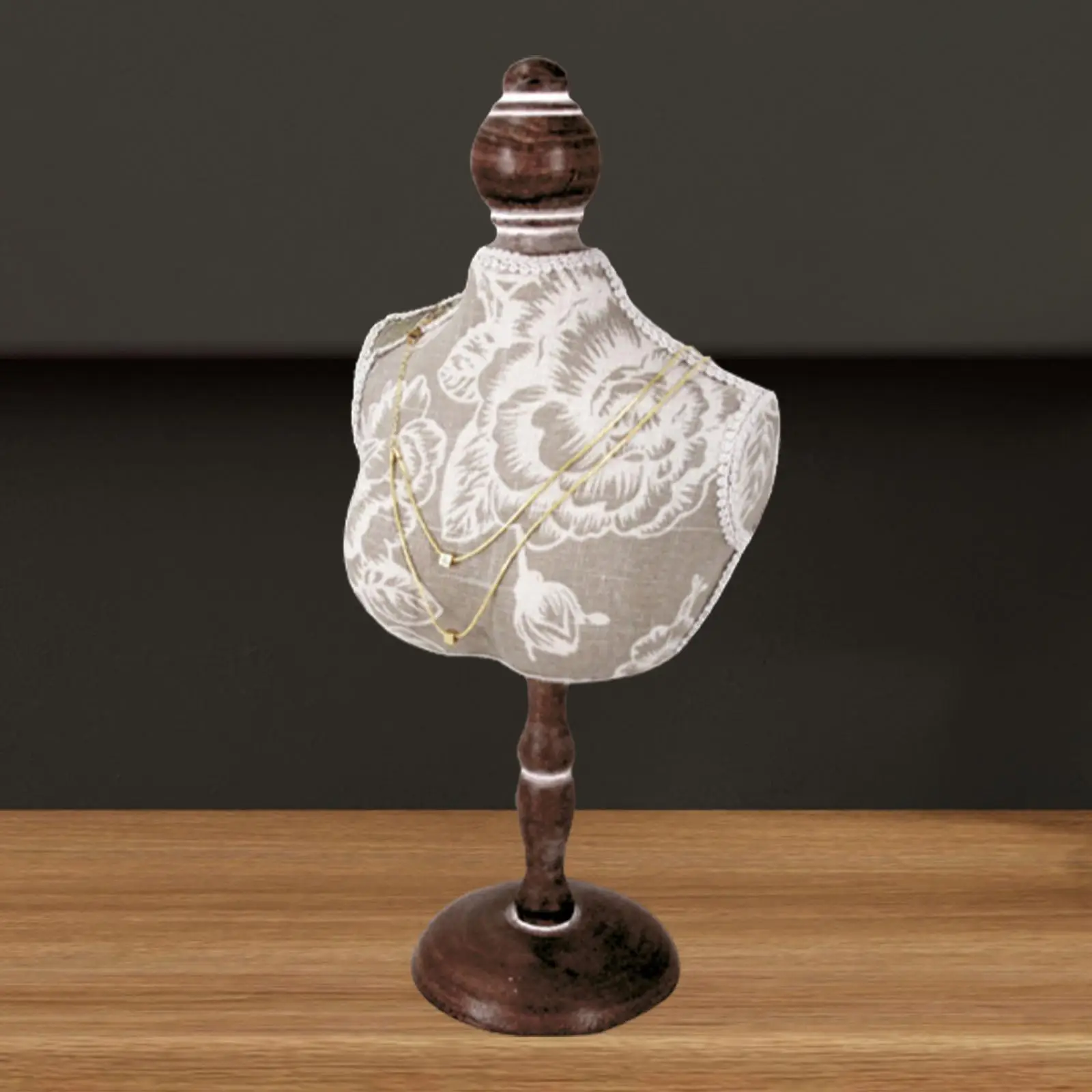 

Держатель для хранения ожерелья, элегантная подставка для фотографий, женская подвесная цепочка, держатель для ювелирных изделий из цельного дерева для презентации