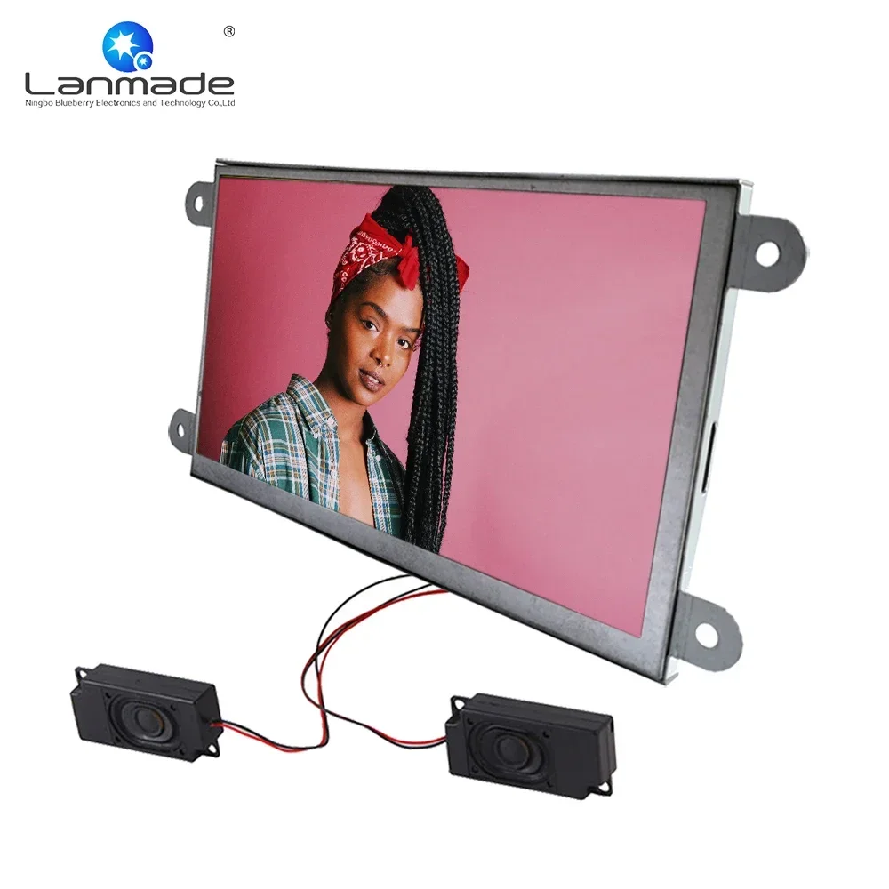 7inch USB SD card open frame LCD display digital signage player advertising display screen for all kinds