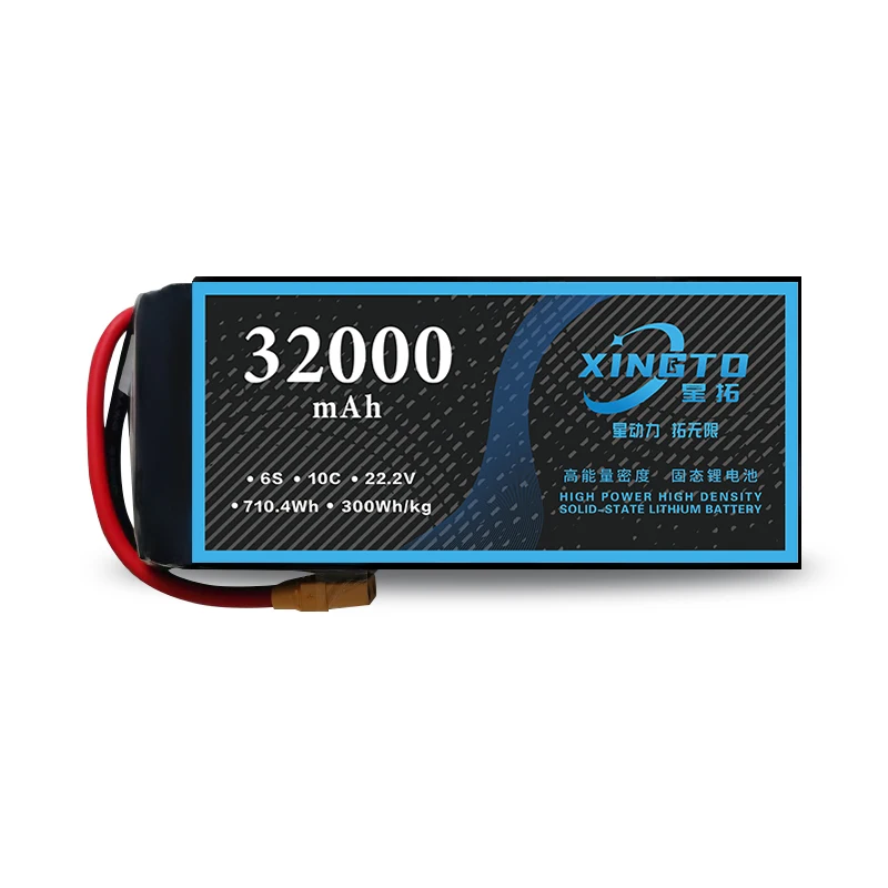 Solid State Lipo 22.2v Battery Lithium Ion Batteries Pack 16ah 22ah 27ah 30ah 32ah Lipo Batter For Drone Uav