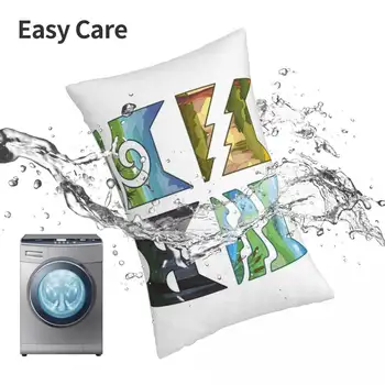 經典四勇士貓咪標誌長方形枕頭套靠墊套裝飾臥室床家居舒適抱枕 10 最佳銷售 戰士貓 - №9