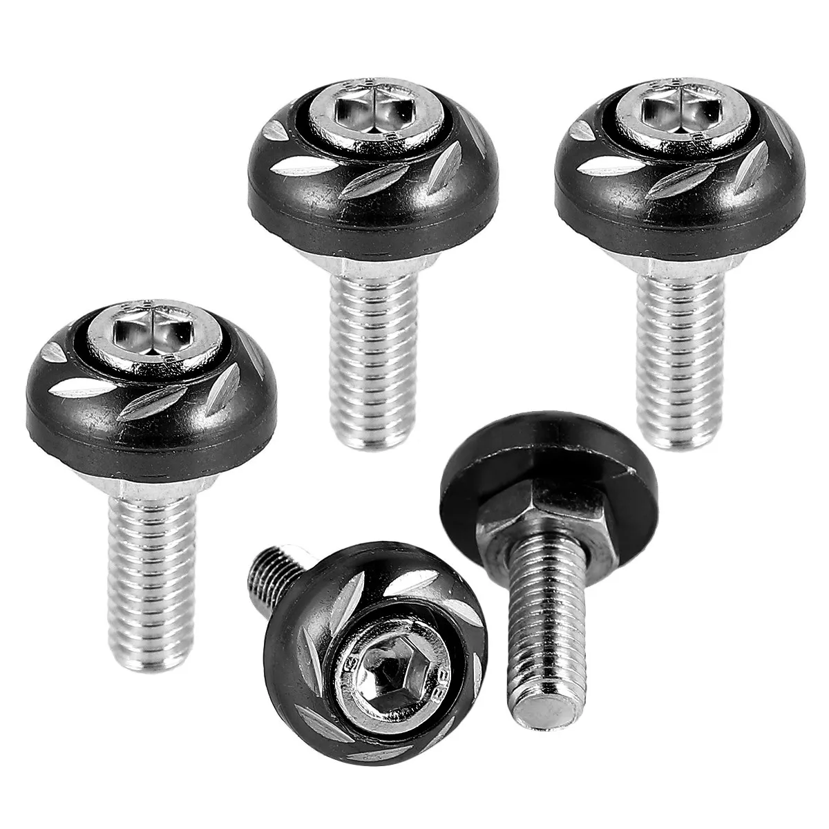 

20Pcs Decorative Screws Aluminium Alloy Motorbike License Plate Fasteners Motorcycle Modification Fixation Electrocar