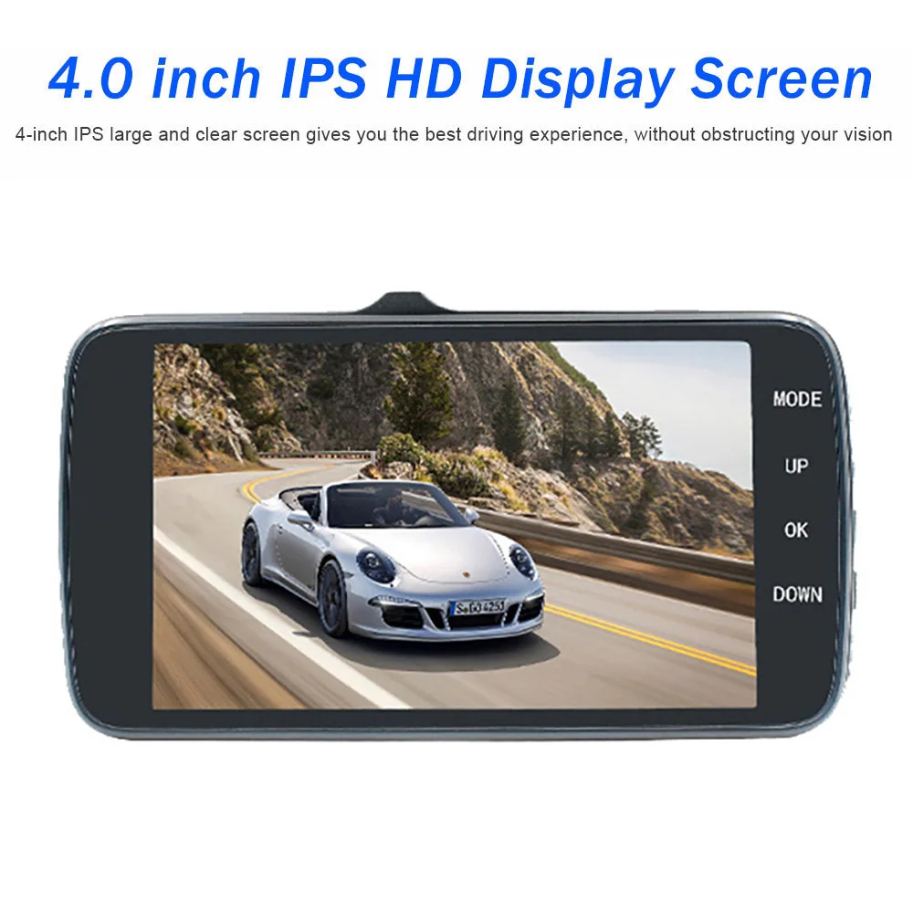 Dash Cam Full HD 1080P Car DVR Rear View Car Camera Video Recorder Car Accessories Night Vision Vehicle Black Box Auto Dashcam