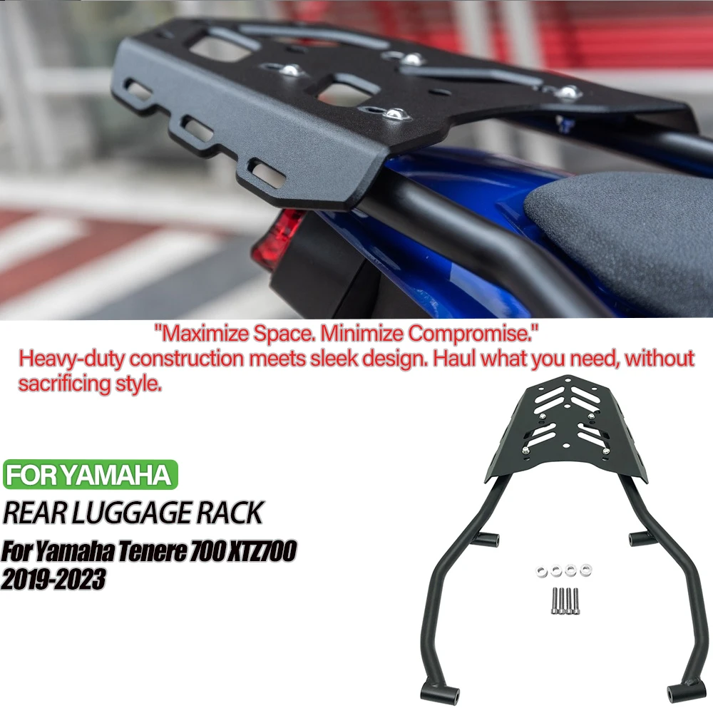 

For Yamaha Tenere700 Rear Luggage Rack Top Case Rear Rack Carrier For Yamaha Tenere 700 XTZ700 Tenere700 2019-2023 2022 2021