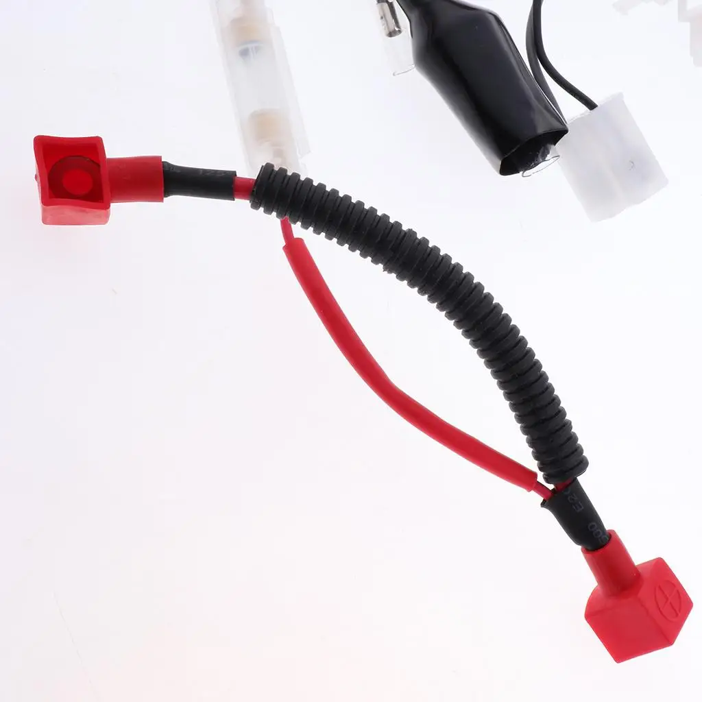Harness Wire Assembly Durable Copper Plastic Electric Motorcycle Wiring Loom with Socket Plug Cord for 125cc Pit Bike