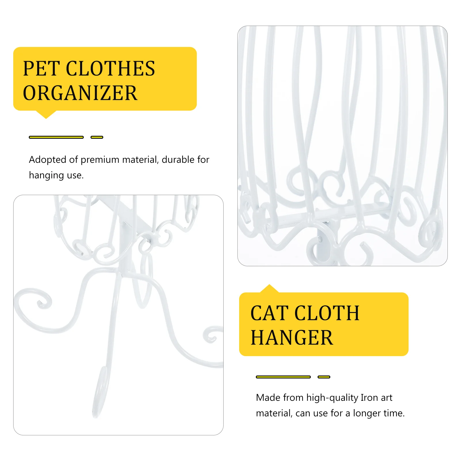 

Hanger Dog Clothes Rack Wrought Iron Mannequin Display Home Pet Shop Organizer Retro Style Pet Accessories Dog Clothing Hanging