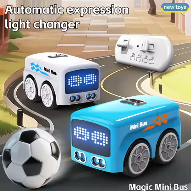 RC Intelligent Mini Bus Magic Intelligent Remote Control Cartoon Mini Car Gesture Induction Senior Smart Electric Vehicle Toys
