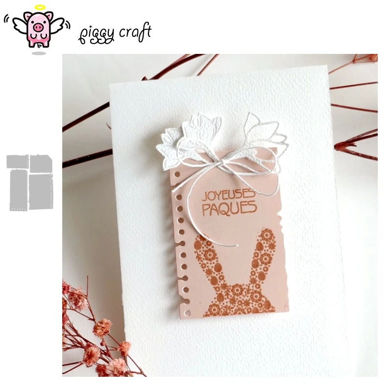 Piggy Craft Metall-Stanzformen, geschnittene Matrizenform, Lesezeichen, Dekoration, Sammelalbum, Papier, Basteln, Messerform, Klingenstanzer, Schablonen