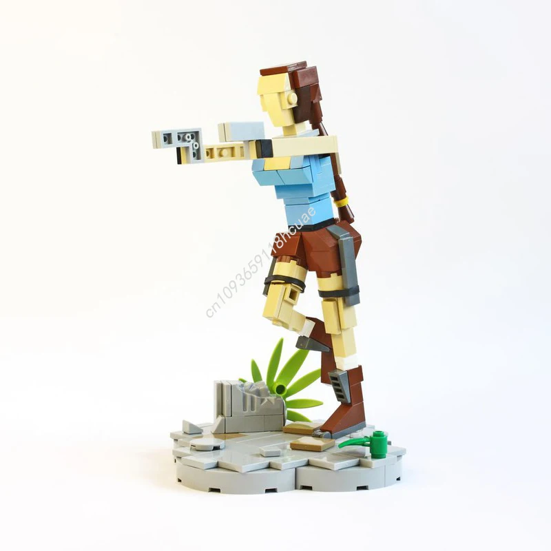 

MOC Adventure Games Tombed Raiders Lara Croft Building Block Set Action Figures Brick Toys For ChildrenChristmas DIYGift 195PCS