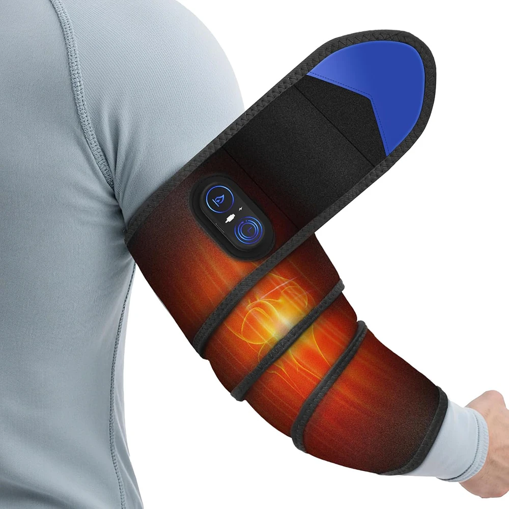

Cordless Heating Pad Red Light Therapy Wrist Belt - 3-Temp Heat for Pain Relief - 660/850nm Adjustable Support Brace Wrap Belt