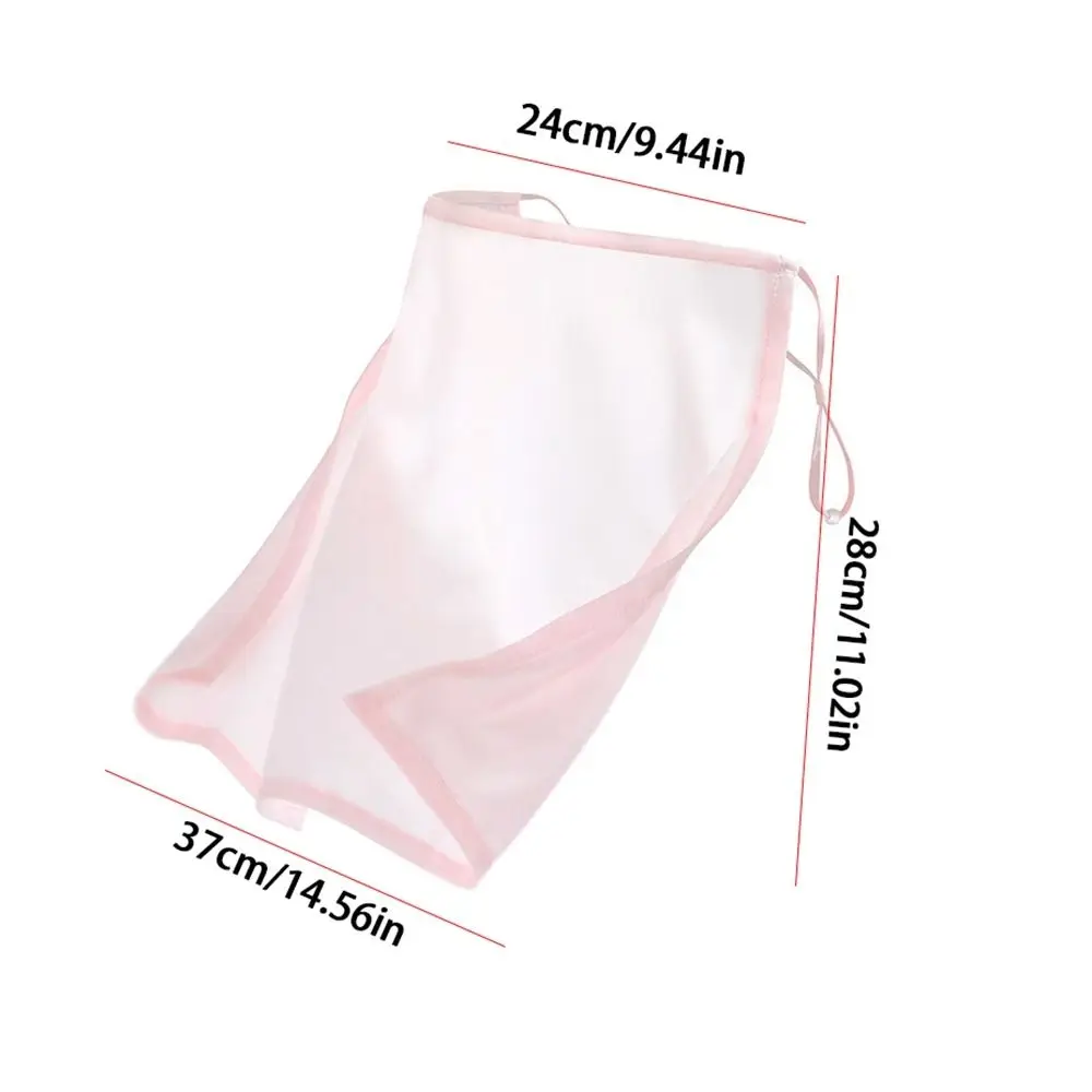 Pañuelo facial protector solar, máscara de malla, accesorios Hanfu chinos, velo facial antiguo