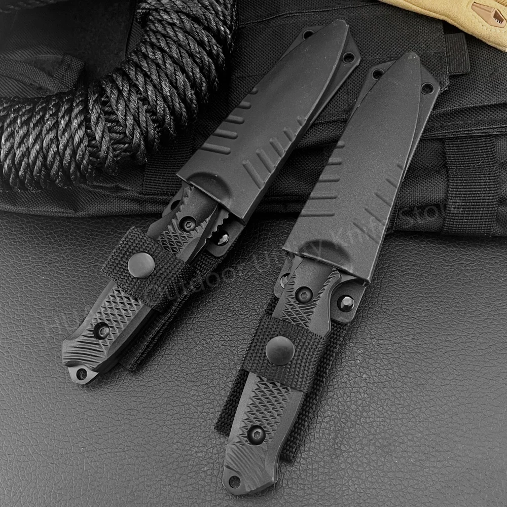 Couteau à lame fixe de Camping de haute dureté, lame 5Cr13Mov, manche en ABS, gaine de couteau fixe, couteau de survie, outils de transport EDC, cadeaux