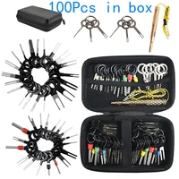 Herramienta de extracción de terminales de enchufe automotriz, Kit de Extractor de pines de conectores divididos de engarzado de cables eléctricos, llaves para reparación de automóviles, pasadores de extracción