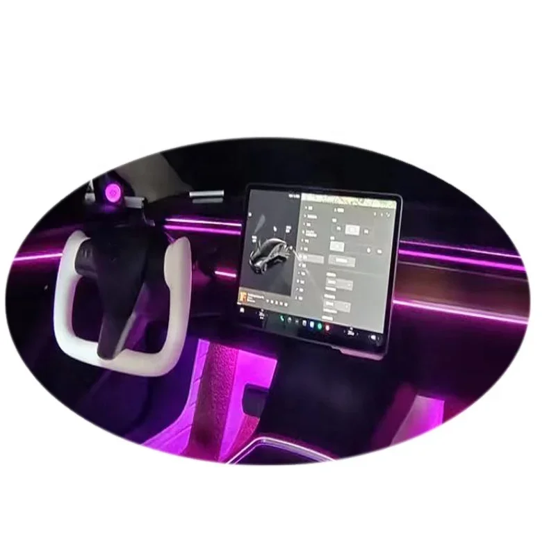 

Внутренняя атмосфера, окружающий автомобильный светодиодный светильник, другие автомобильные аксессуары для освещения для Tesla Model 3 Y