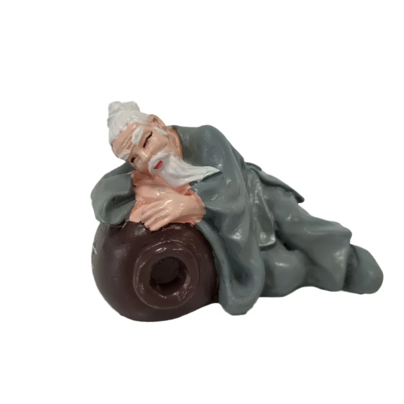 

Aquariums Geezer Statue Artificial Hideouts Resin Aquariums Decorations Art Crafts Terrarium Habitat Ornaments