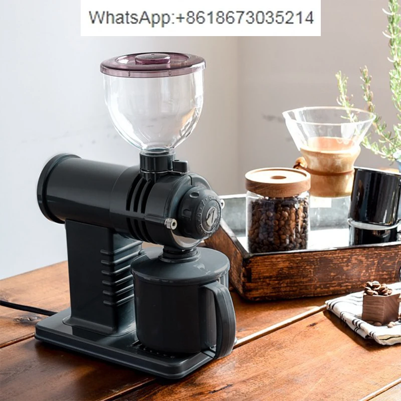 bean grinder, hand brewed coffee electric grinder, ghost tooth flat knife R-220