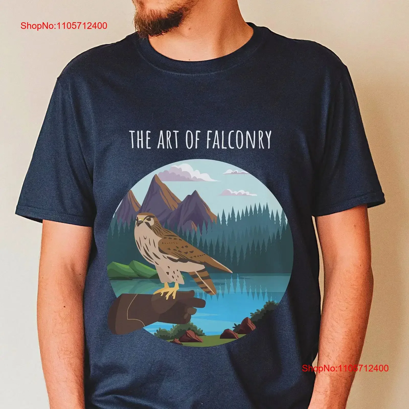 Falconry T Shirt The Art of s for Him Falcon Dad vintage Washed Top For Everyday Wear graphic homme Soft Casual Stretched