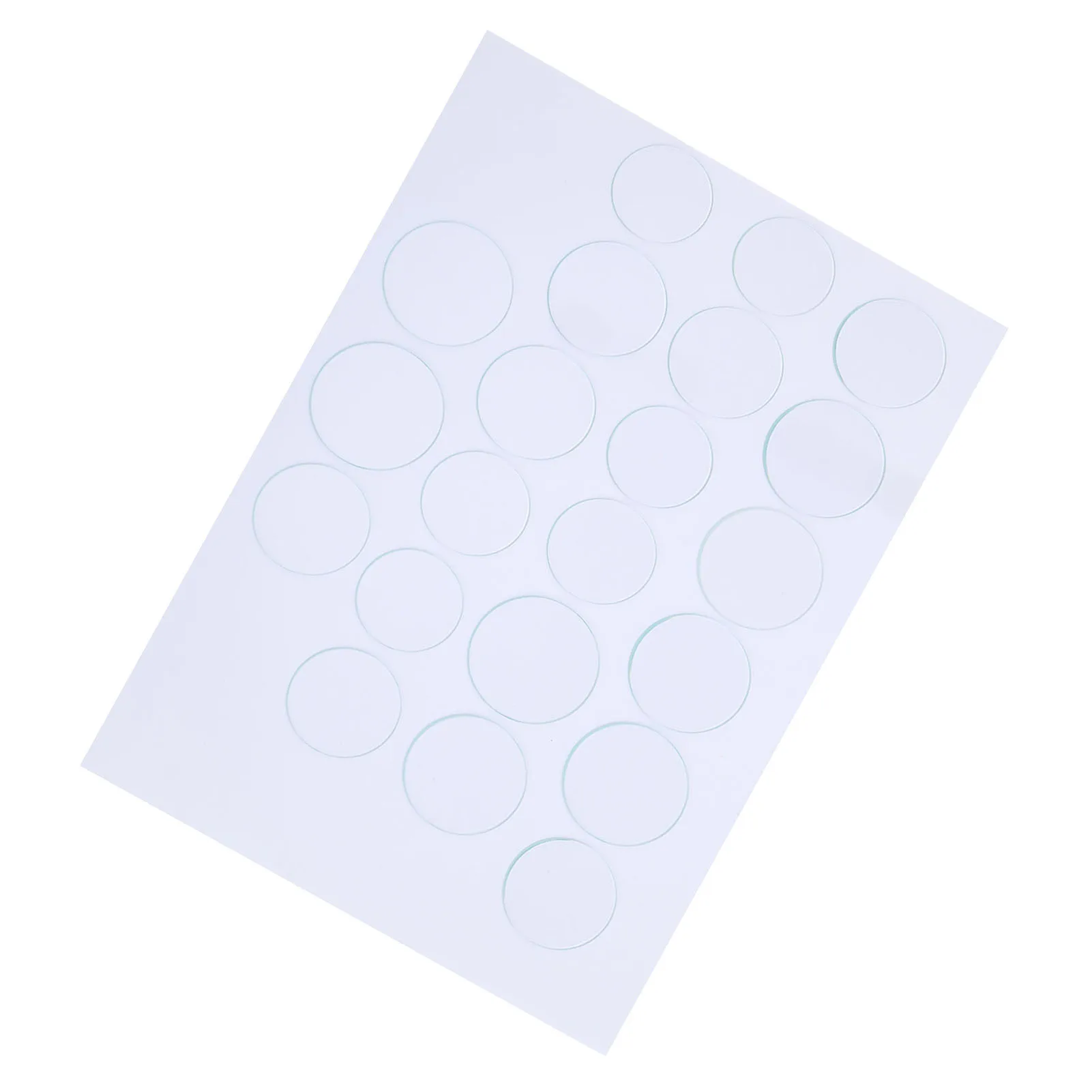 21 pz 35‐45mm Set di lenti in vetro per orologio piatto Liscio Resistente alle alte temperature Spessore 1.2mm Lente frontale Lente piatta in vetro per orologio
