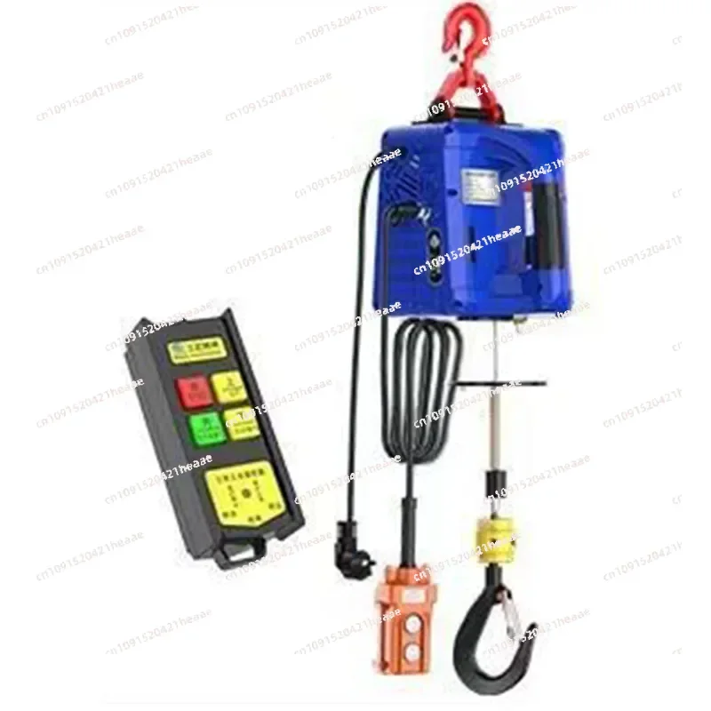 Suitable for  portable hand winch traction block electric wire rope lifting ，160 meters remote control electric hoist