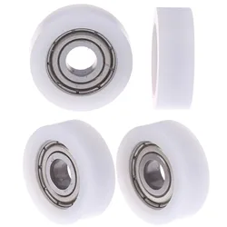 5*17*6mm Nylon Plastic Roller Guide Wheel 695zz Bearing Wheel POM Drawer Window Door Pulley Roller Home Hardware Accessories