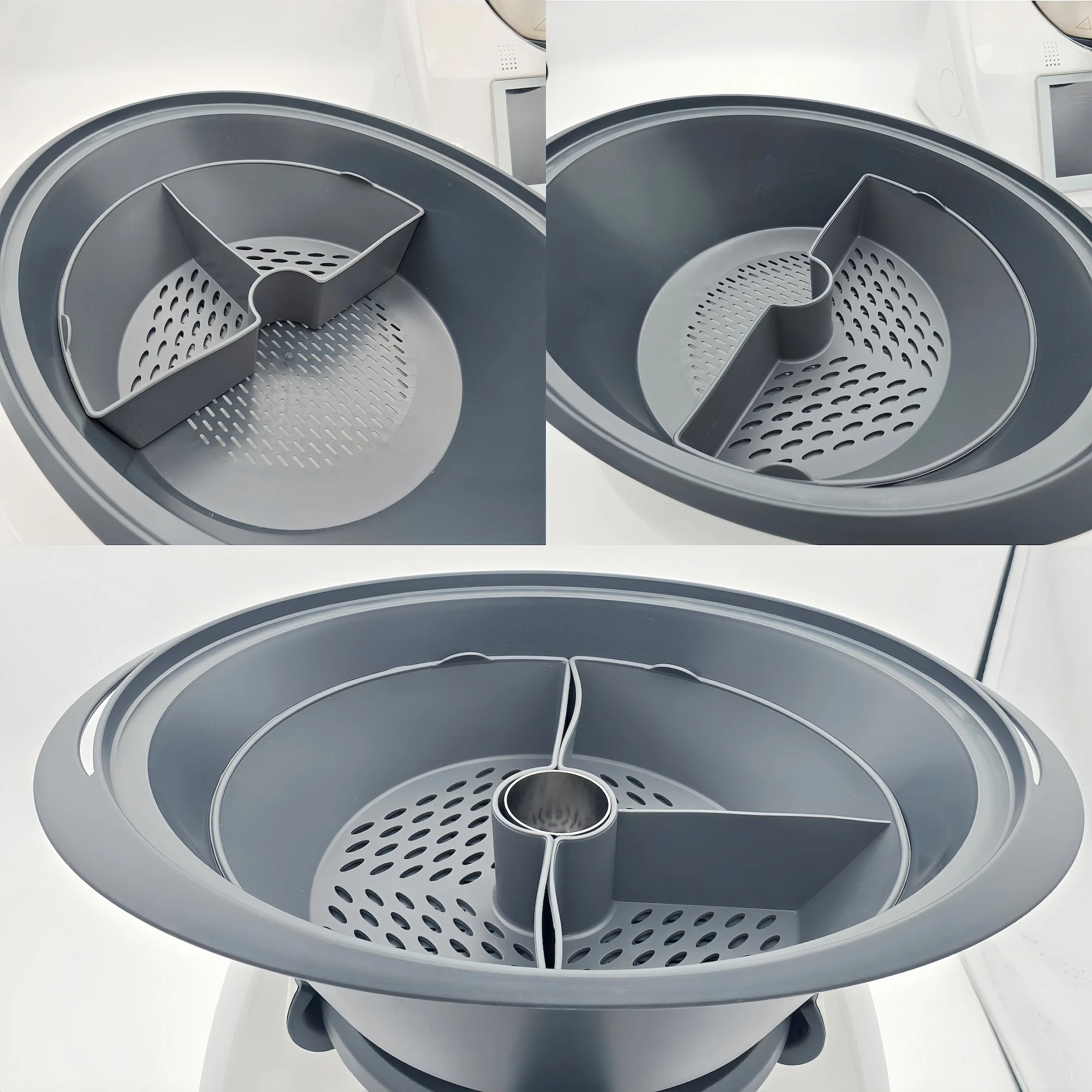 Compatible with TM5 TM6 TM31 - Steaming Accessory Chamber Divider - Steamed Plate Grid - Silicone & 304 Stainless Steel