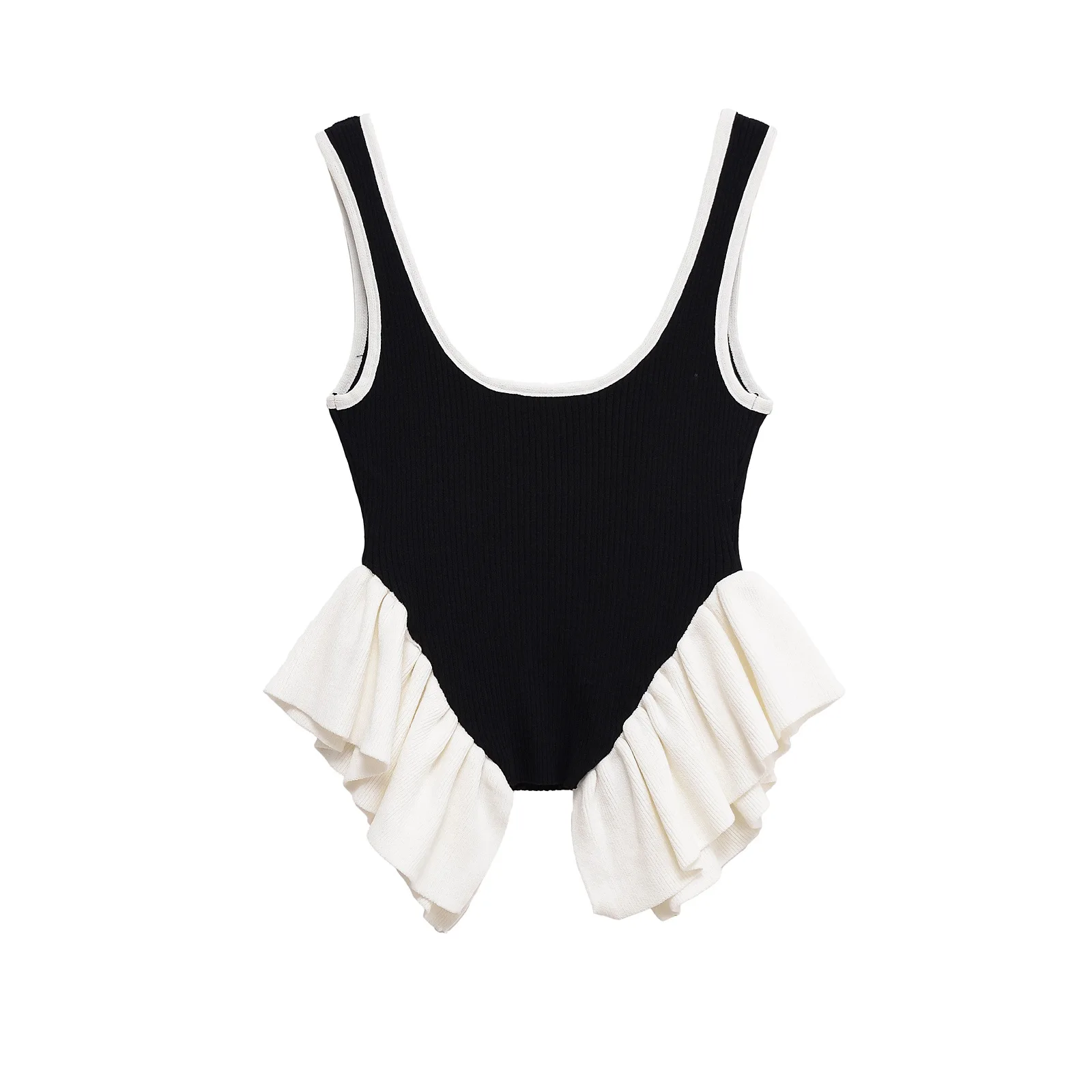 

New product design niche pure sexy suspender vest women's summer chic top