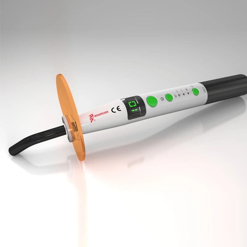 Woodpecker LED C Dental LED Curing Light Led Machine lampada fotosensibile orale sbiancamento dei denti resina riempimento Wireless