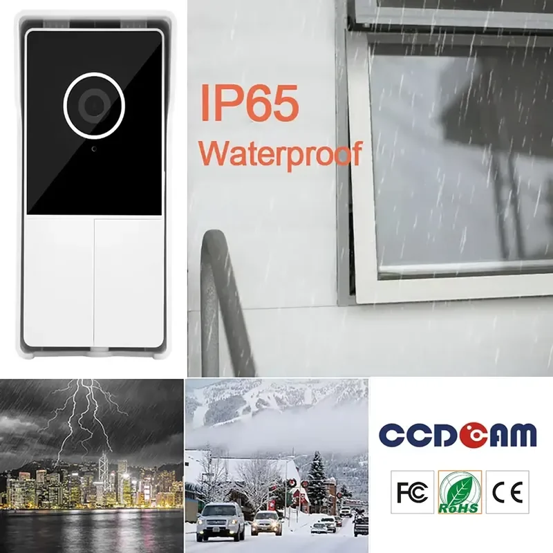 Tuya Doorbell Wireless Smart Ip Doorbell Camera Multi Apartment