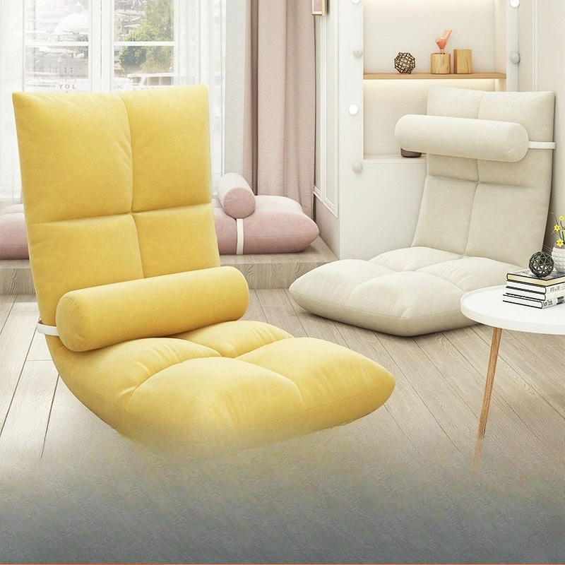 Lazy sofa tatami bed backrest chair bedroom bay window small sofa household folding chair sofa single