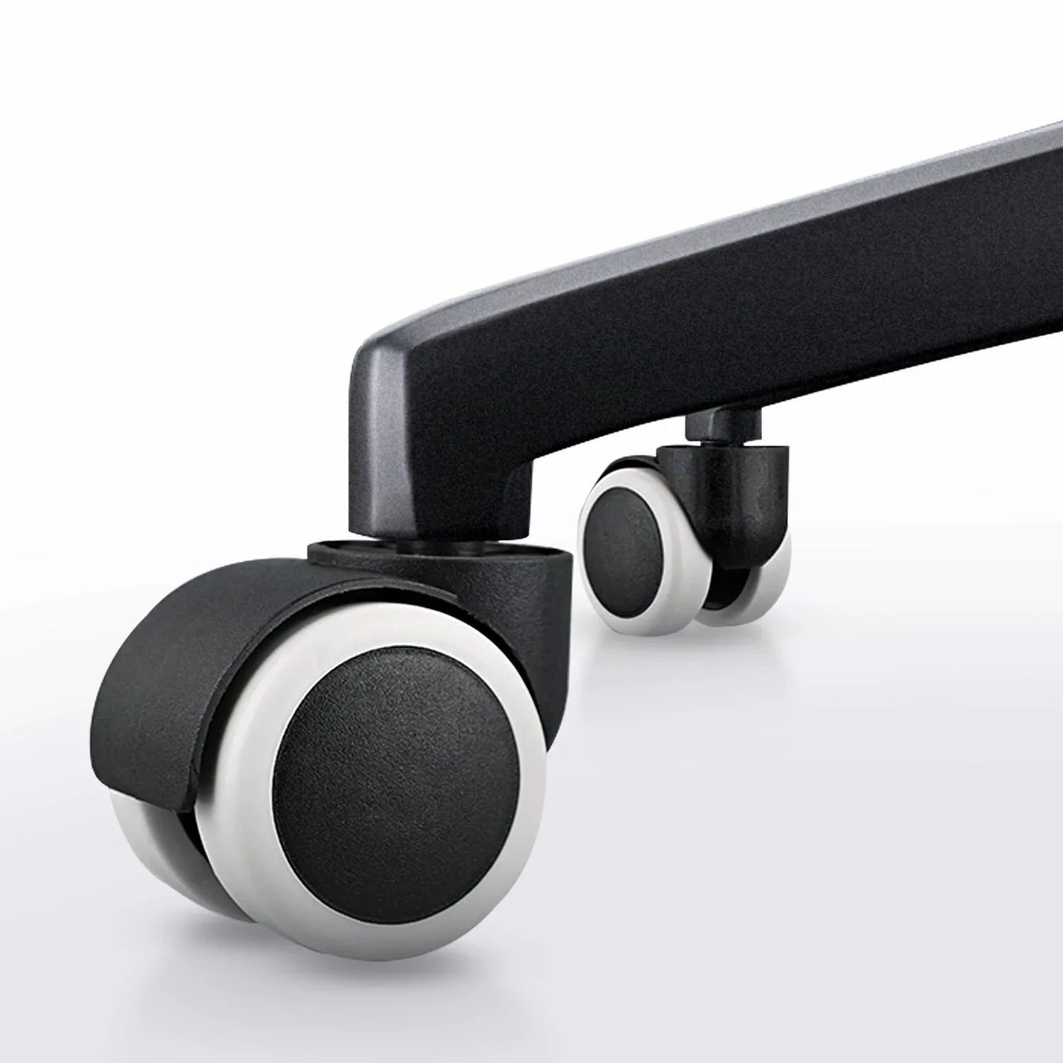 1/5 قطعة عجلات كرسي عالمية استبدال العجلات 11 مللي متر عجلة مكتب لينة لكرسي العمل الثقيلة آمنة المتداول كرسي مكتب عجلة