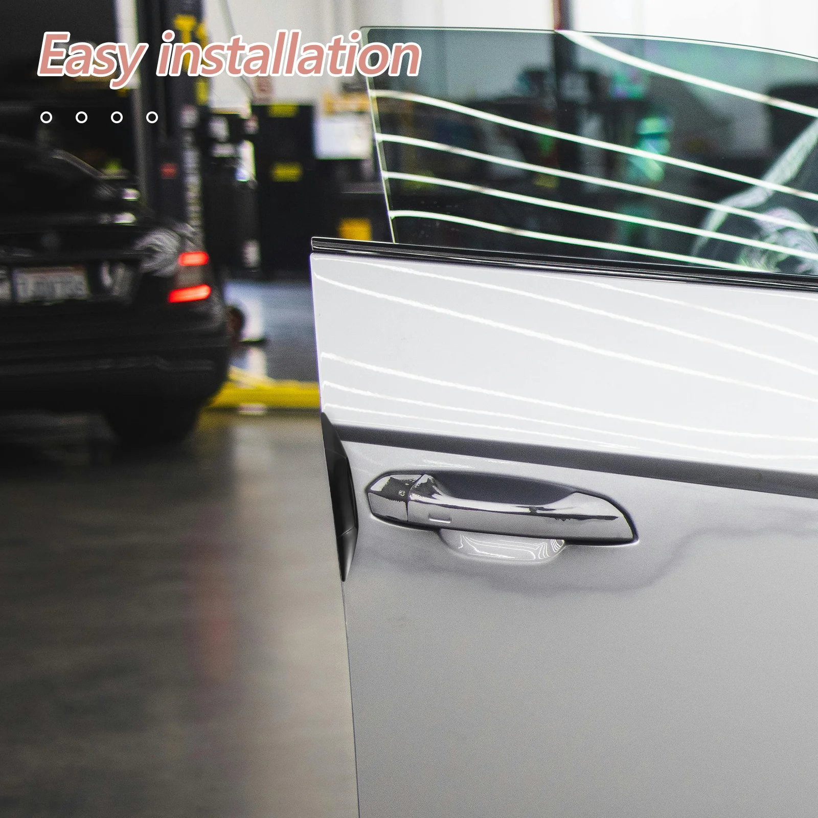 

4Pcs Car Door Edge Protection Strip PVC Anti Collision Guard for Scratch Proof Door Body Trunk Impact Resistant Cover