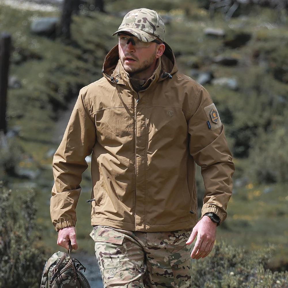 

Водонепроницаемая куртка Emersongear Blue Label OCELOT, ветрозащитное пальто, спортивная одежда, верхняя одежда для кемпинга, пешего туризма, повседневная