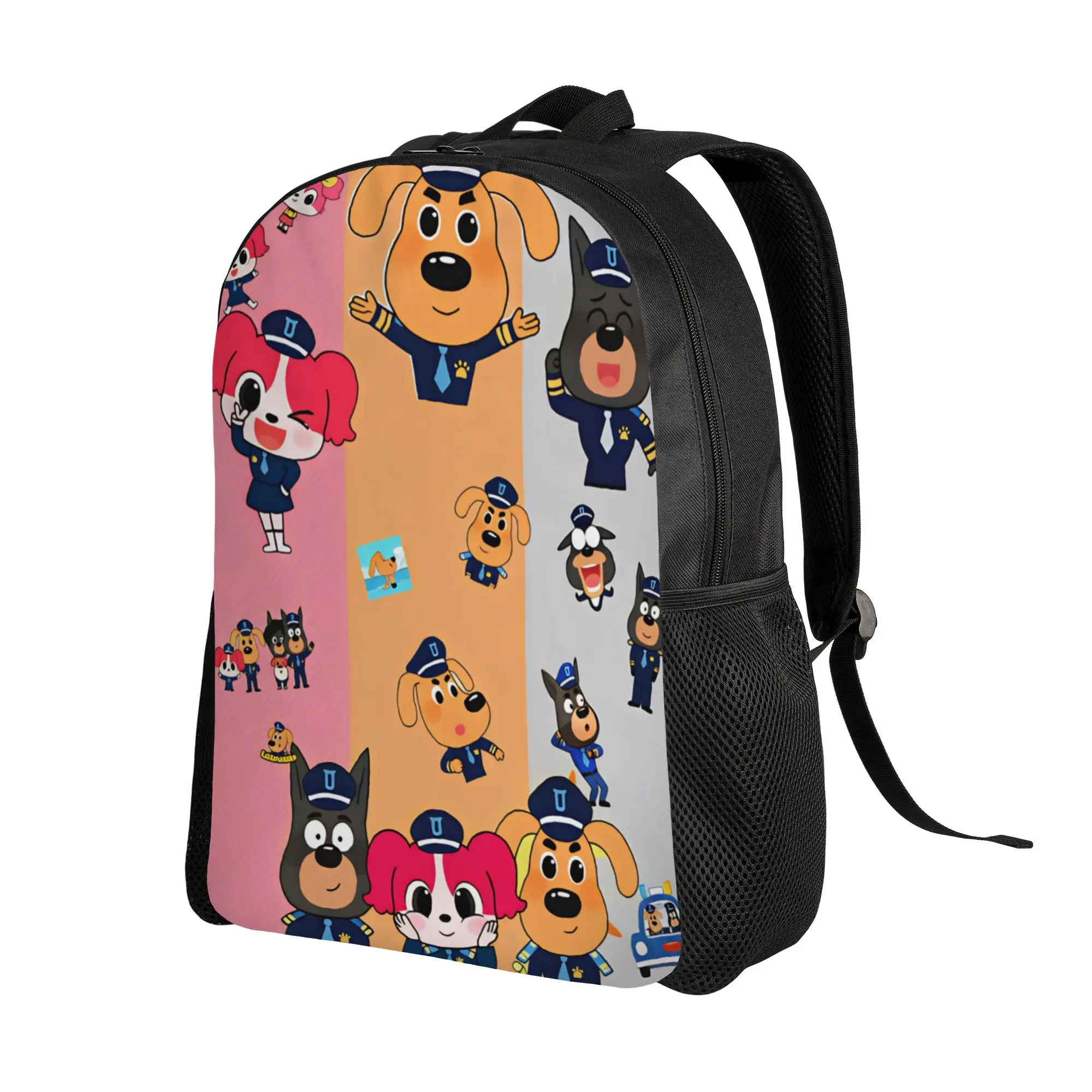 Sheriff Labrador  Backpack  Camping Backpacks Women Leisure School Bags High Quality Lightweight Rucksack