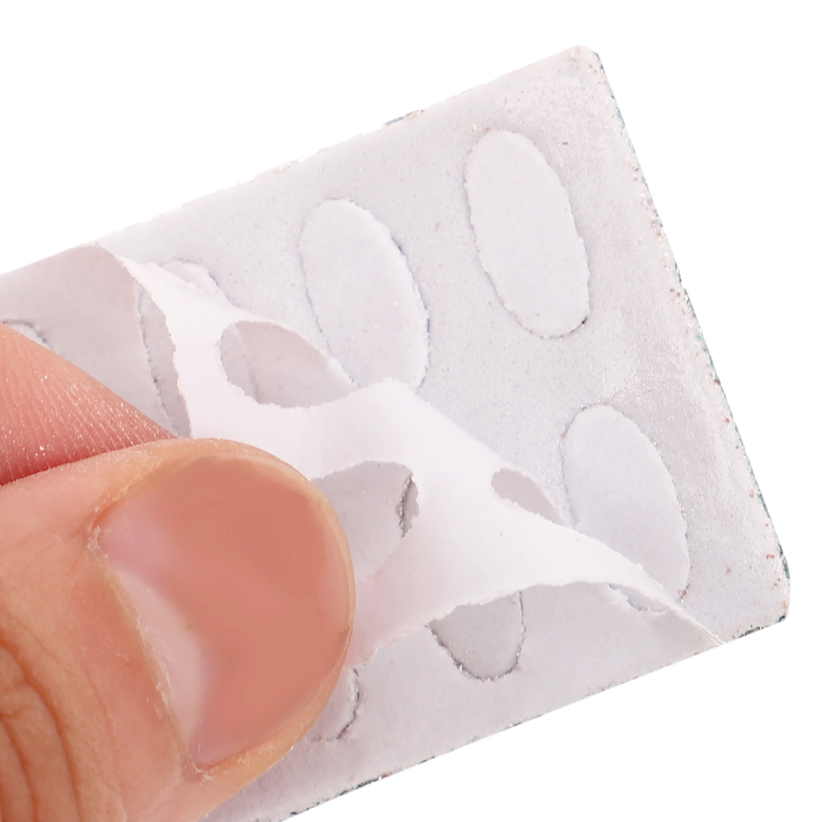 Feuilles de papier de verre pré-polissage, outils de manucure pour Nail Art, dissolvant de cuticules, tampons de ponçage, remplacement des ongles en sable, 25 pièces