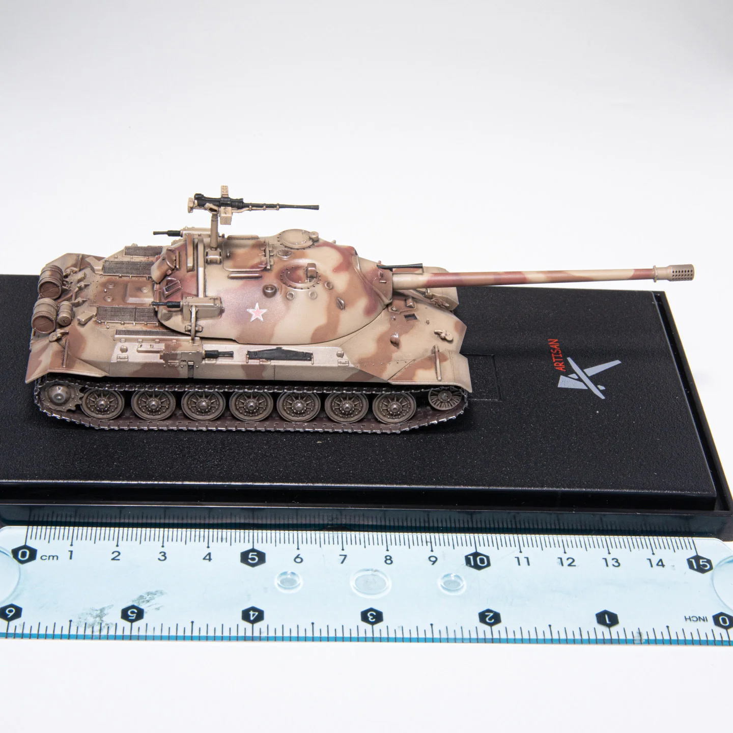 

Spot 1: 72 AS Soviet IS-7 Heavy Tank (Metal Barrel) Autumn Painting Finished Product Model