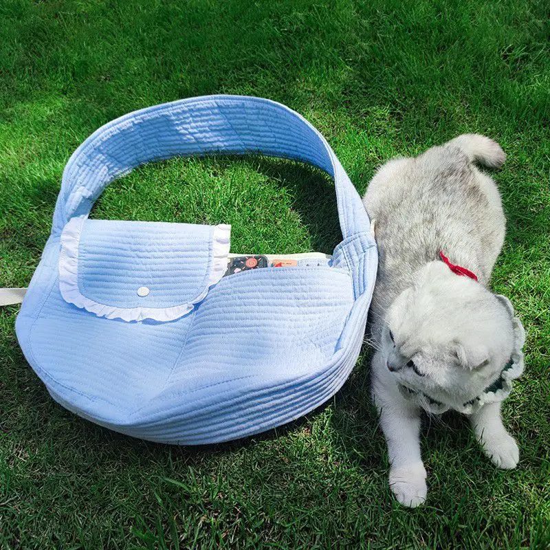 Pet Backpack Cat Carrier Bags Comfort Dog Bag Pet Kitten Carrier Outdoor Travel Breathable One Shoulder Crossbody Bag Supplies