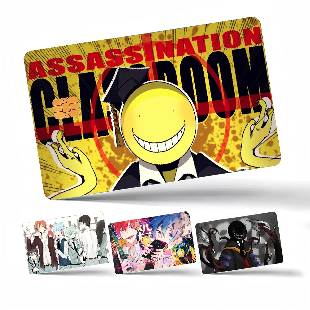 Assassination Classroom Anmie Sticker Film Skin Cover für Kreditkarte Debit Bankkarte Front