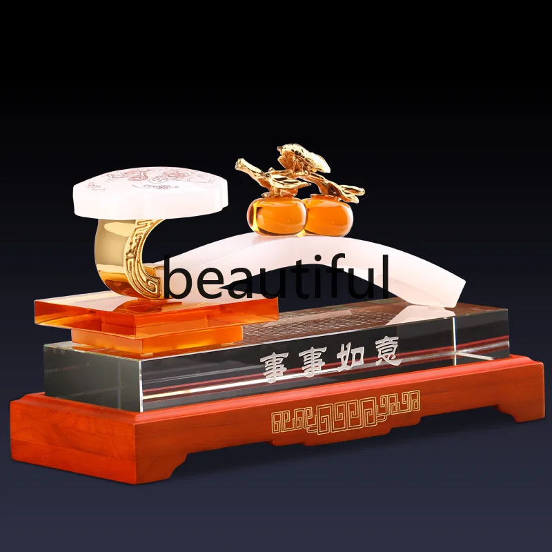 

Lucky, ornament living room entrance wine cabinet home decoration office high sense