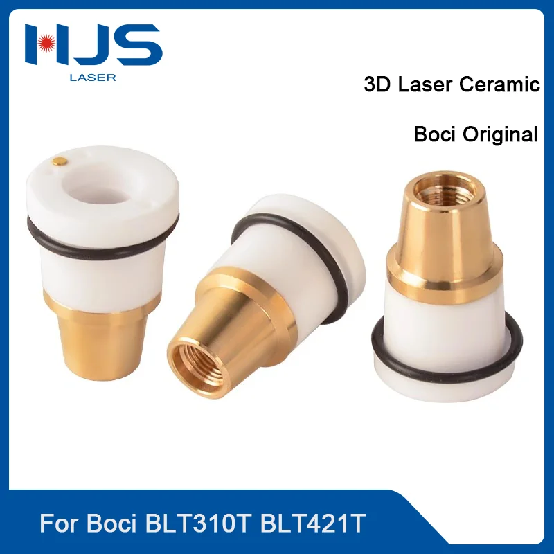 HJS Laser Boci 3D Original Ceramic Body M8 Ceramic Ring Laser Pipe Cutter Accessory for Boci Laser Cutting Head