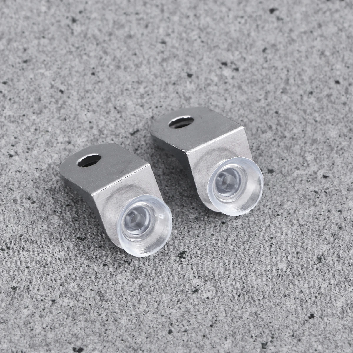 

20 pcs Glass Wood Supports Zinc Alloy Brackets With Suction Cups For Cabinet Bookcase Shelf Support Brackets Glass Wood Shelf