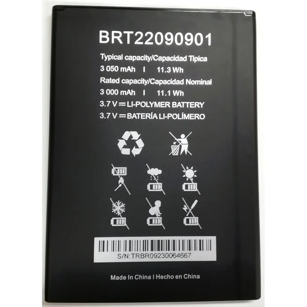

Сменный аккумулятор BRT22090901 3,7 В, 3000 мАч