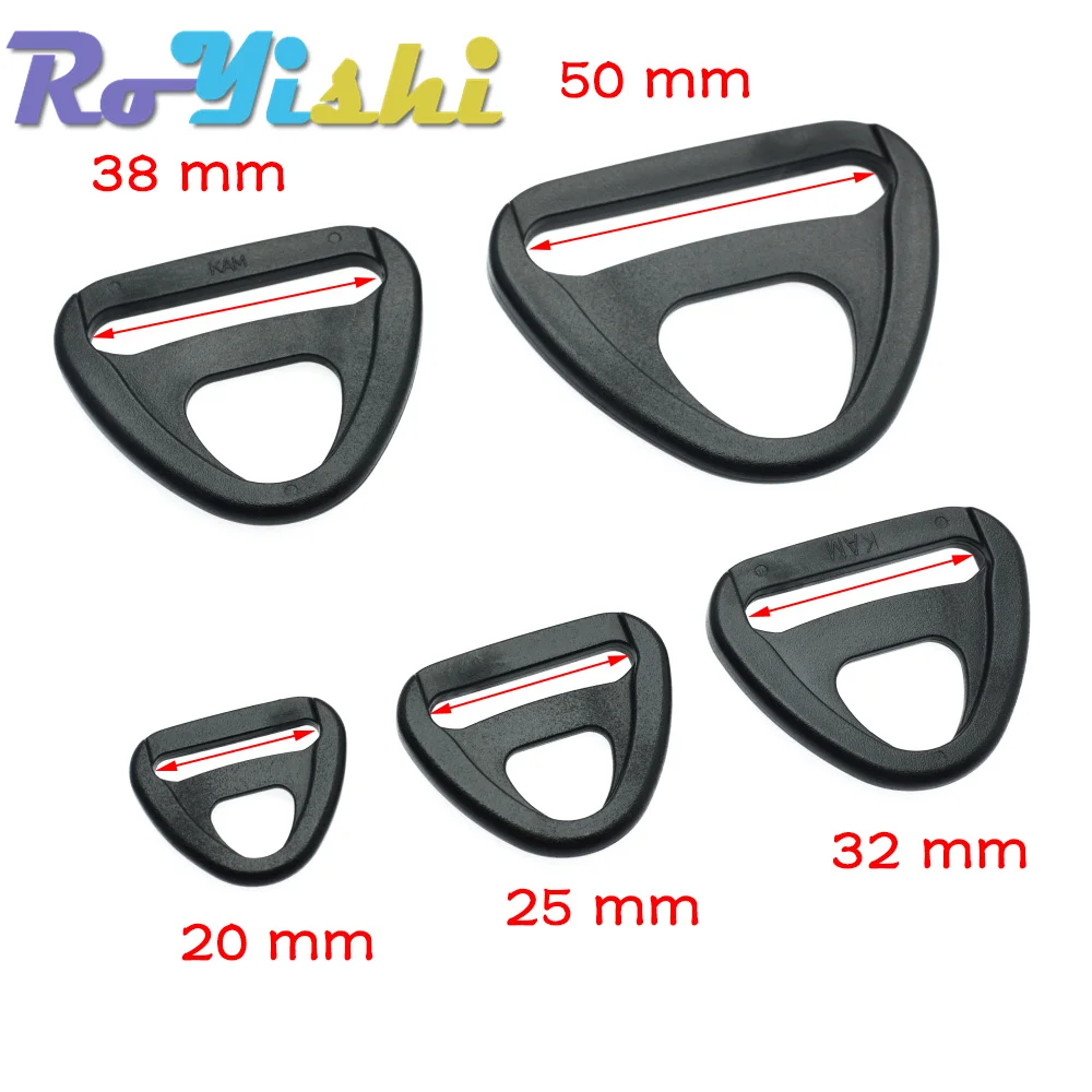 Plastic Adjuster with Bar Swivel Clip D-Ring Loop Insert Buckle Backpack Straps