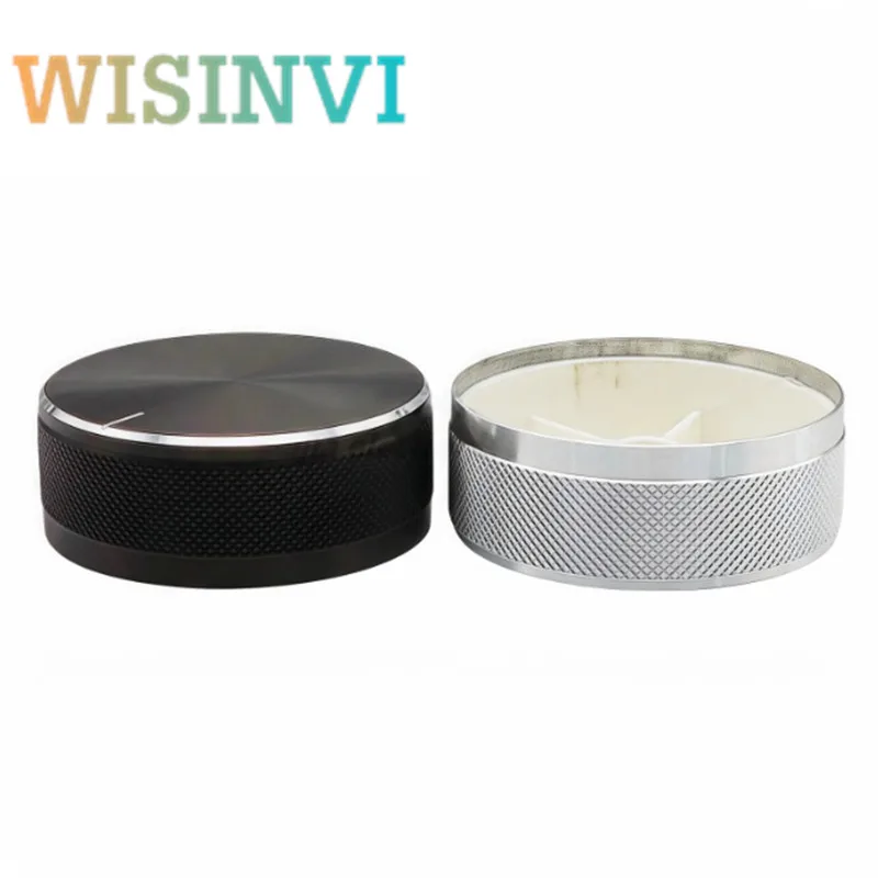 1pcs 55×20mm Aluminum-Plastic Flower Shaped 6mm Potentiometer Amplifier Audio Volume Knob Cap Electronic Instruments Switch Cap