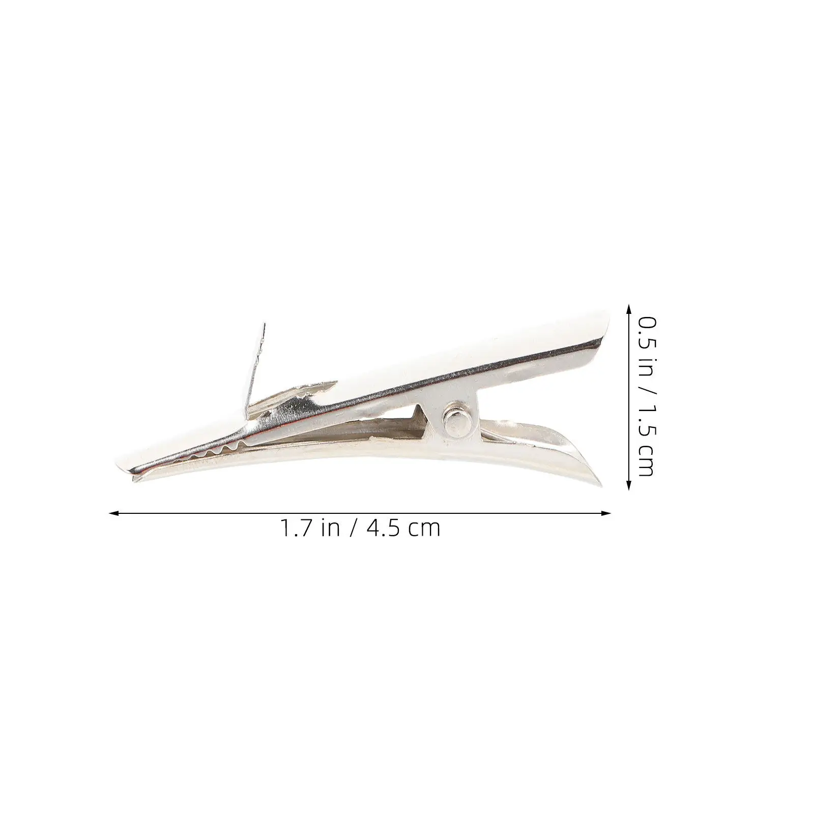 150Pcs Iron Crocodile Spring Clips Mini Hair Sectioning Clips for Salon Styling Braids Cutting DIY Crafting Party Decor Use