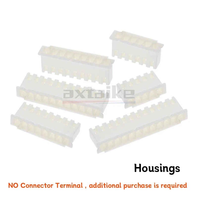 50PCS XH 2.54 2P 3P 4P 5P 6P 7P 8P 9P 10P Pin JST Male Female Connector 2.54MM Horizontal Straight Pin Header Housings Terminal
