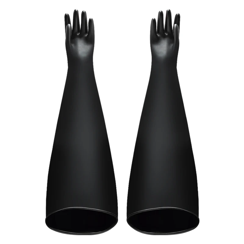 Gloves Experimental operation box Anaerobic box gloves Butyl rubber long arm gloves