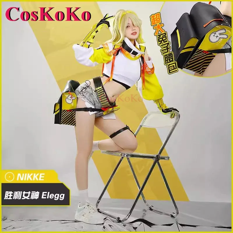 

【Customized】CosKoKo Elegg Cosplay Game NIKKE Costume Fashion Lovely Daily Wear Uniform Halloween Party Role Play Clothing S-XXL