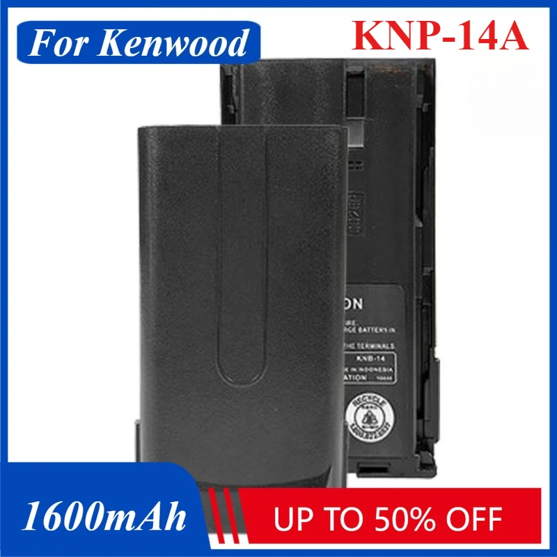 7,2 V 1600 mAh KNB-14 für Kenwood TK378 TK3107 Walkie Talkie Akku wiederaufladbare Li-Ionen-Akkus
