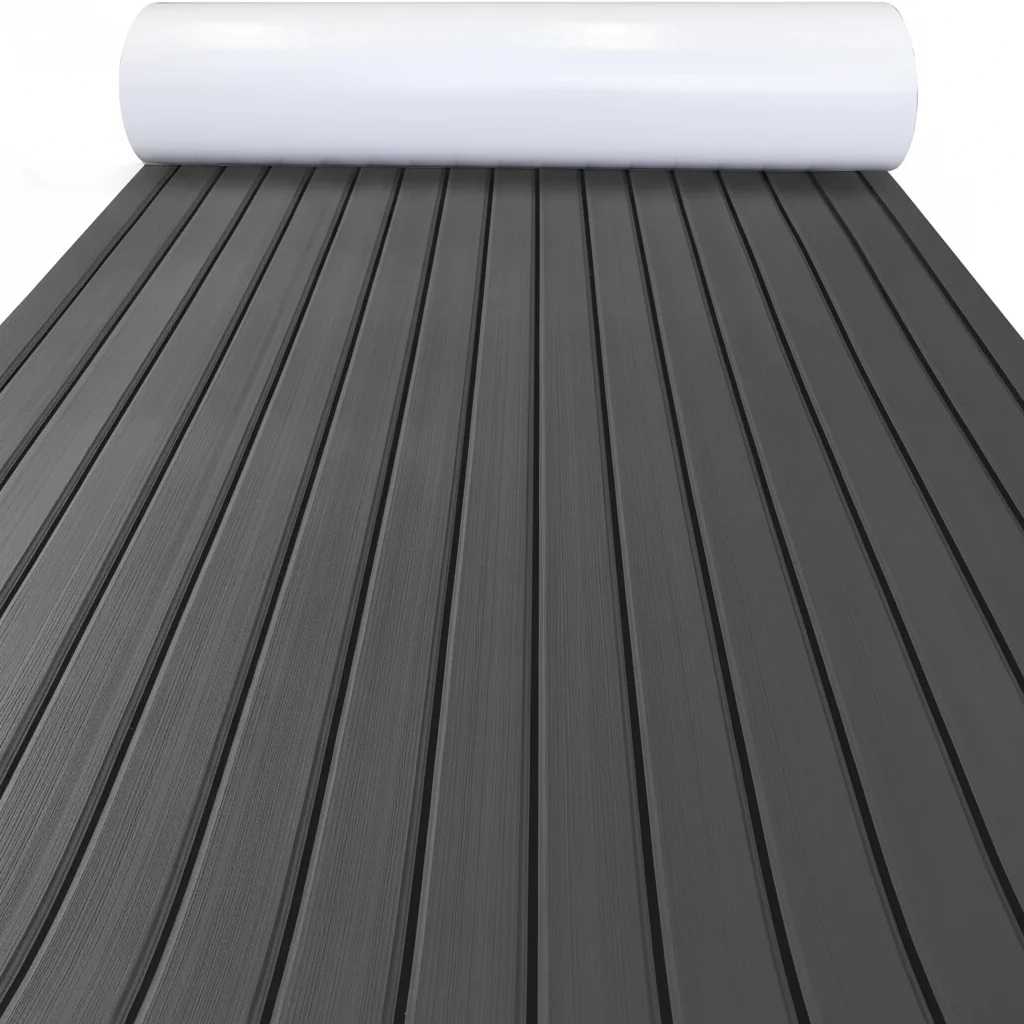 2.4*1.2m Zelfklevende EVA Foam Boot Marine Vloeren Faux Teak Dek Vel voor Jacht kajak diy decoratie materiaal RV Vloermat