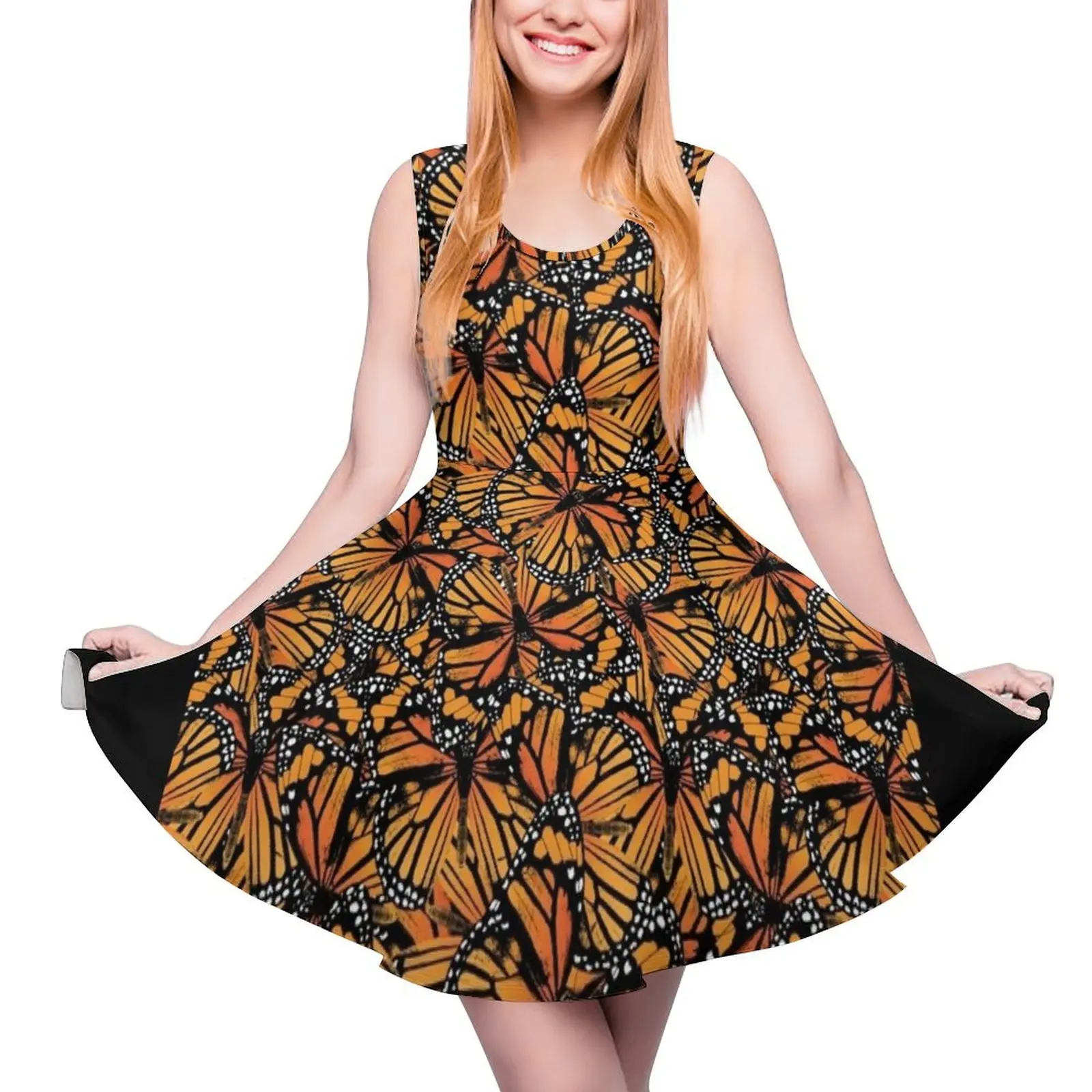 

Monarch Butterflies Vintage Butterflies Butterfly Patterns Sleeveless Dress prom clothes