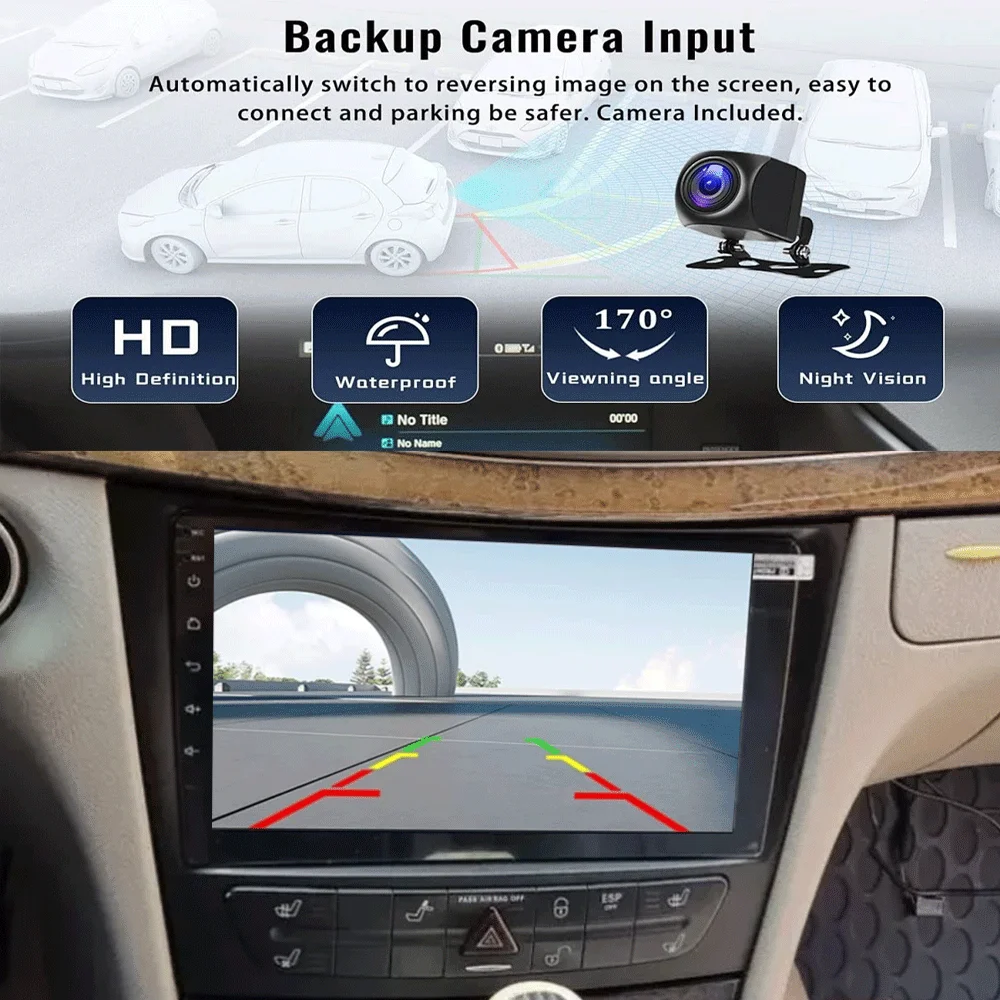 Android 16 Car Radio For Mercedes Benz E-class E Class W211 E200 CLS 2002-2010 Carplay Multimedia Player GPS 5G Wifi CPU Display view 3